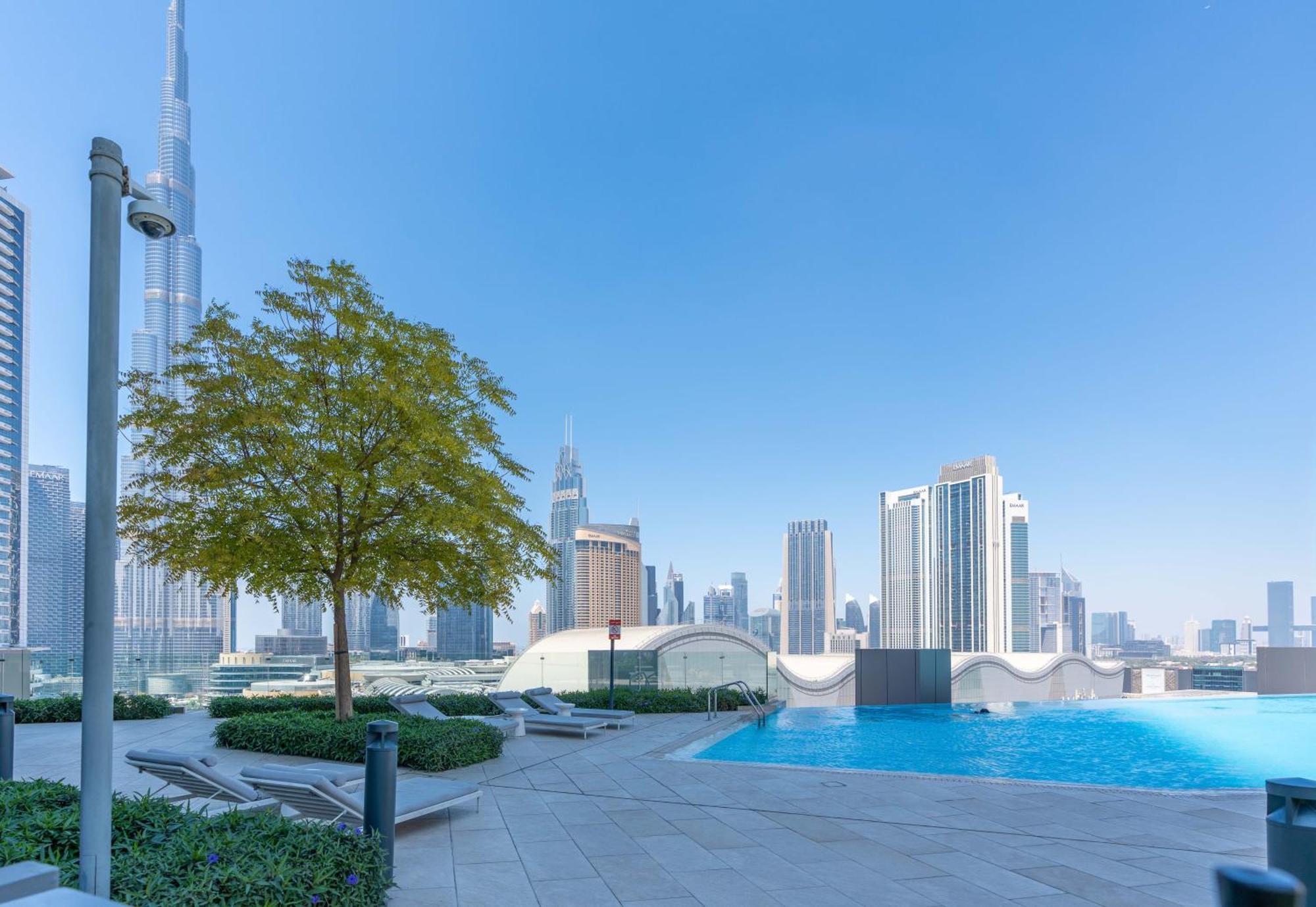 Lux Apt-Burj View Opp. Dxb Mall Dubai Buitenkant foto