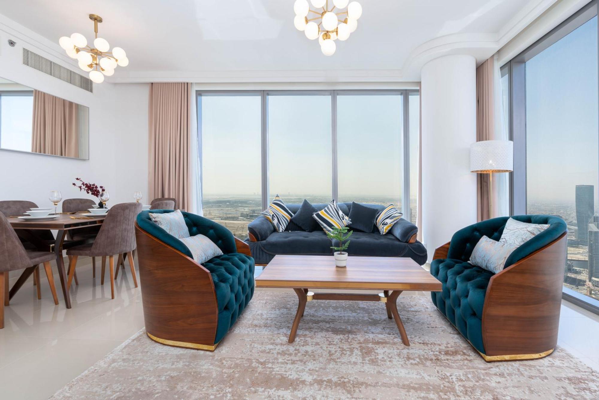 Lux Apt-Burj View Opp. Dxb Mall Dubai Buitenkant foto